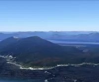 Isla Traiguén en la Patagonia chilena, habitada por comunidad indígena con ECMPO vigente.