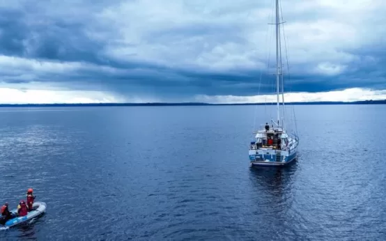 Plásticos en la Patagonia. Fotografía de Nicolás Muñoz