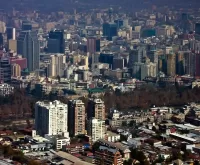 Santiago de Chile. Toma aérea