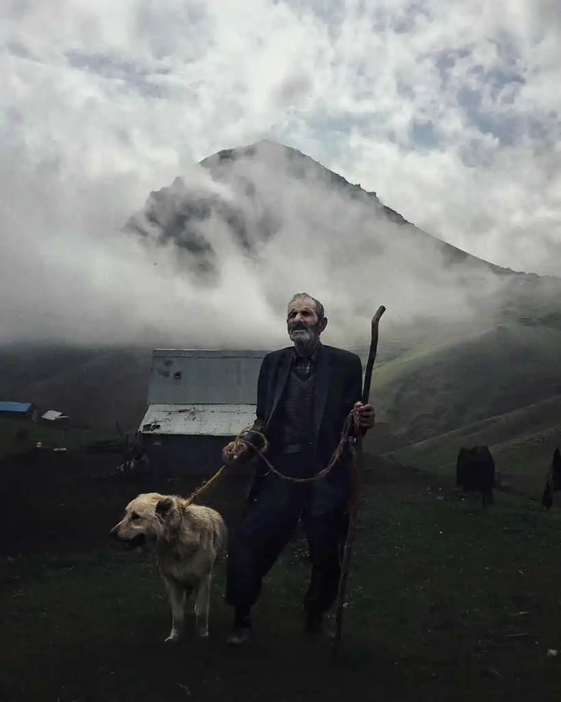 retratos rurales iraníes, fotografía documental, vida rural iraní, Hojjat Hamidi, iPhone photography