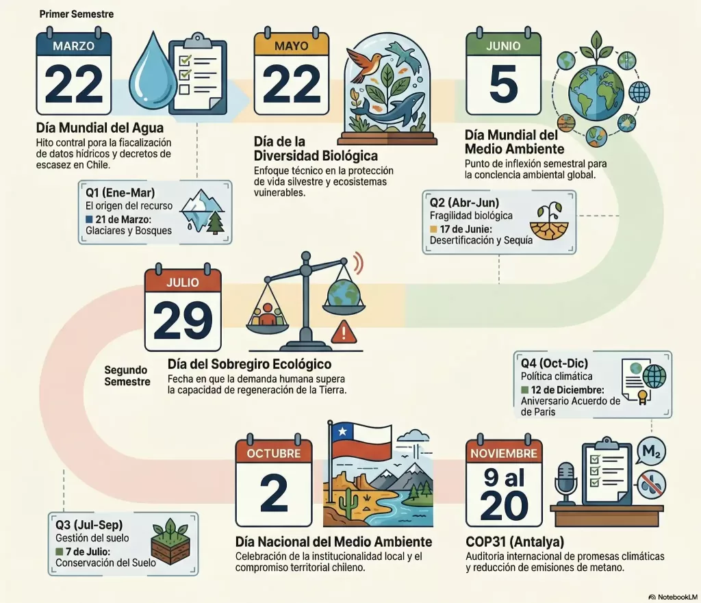 Calendario Ambiental 2026 - inforgafía