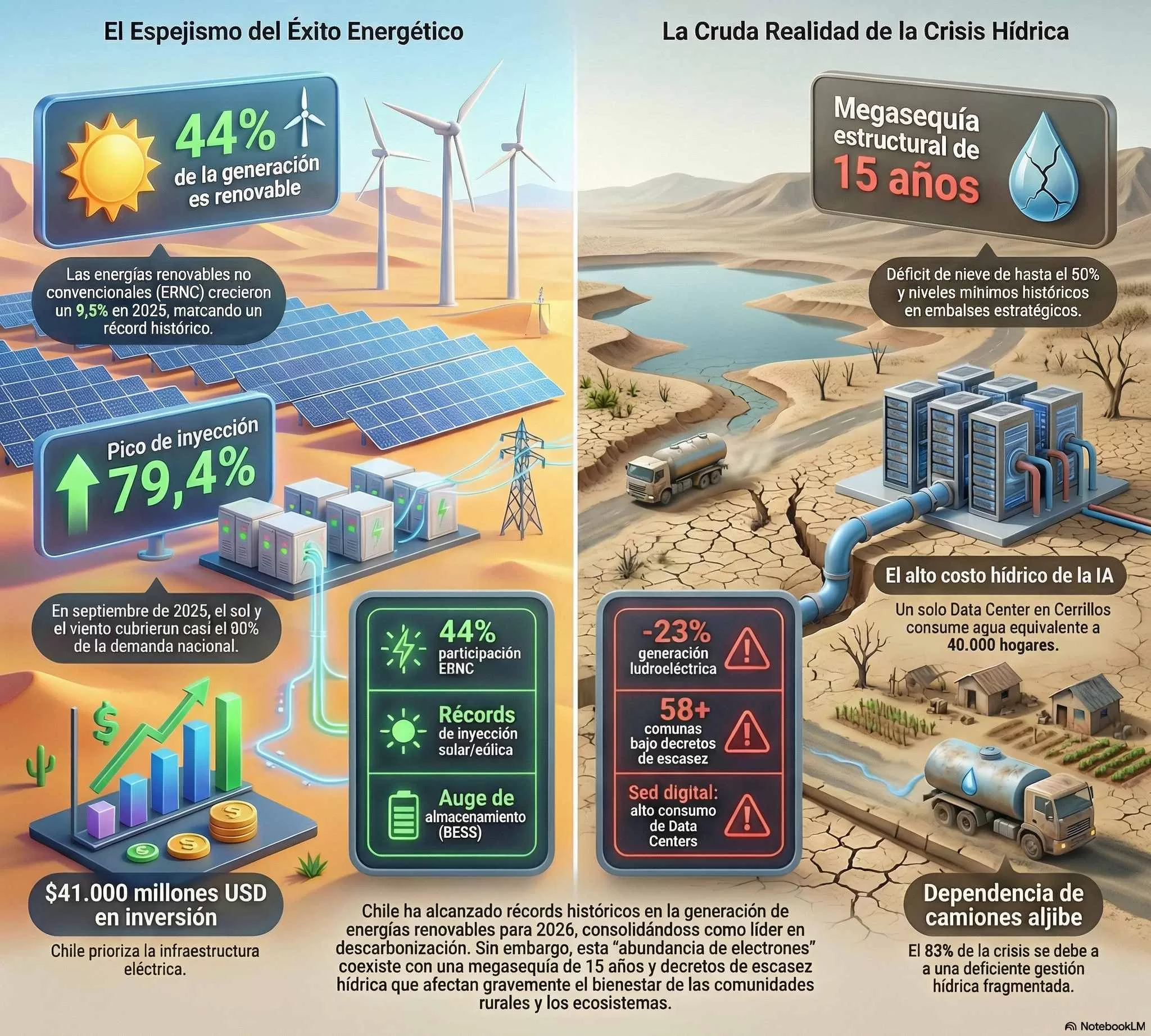 La Paradoja Hídrica - Infografía