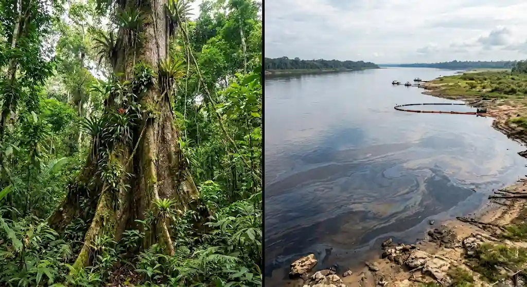 Amazonas: Brasil deforestación - Perú contaminación Río Marañón